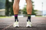 Compressport Pro Marathon Socks V2.0 - black/yellow/pink
