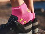 Compressport Pro Racing Socks v4.0 Run Low - citrus/alloy