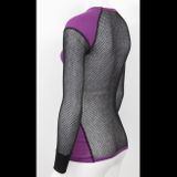 Brynje Lady Wool Thermo Shirt - black/violet