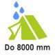 Waterproof tents up to 8000 mm