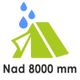 Waterproof tents over 8000 mm