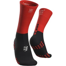 Compressport Mid Compression Socks - black/red