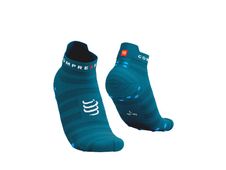 Compressport Pro Racing Socks v4.0 Ultralight Run Low - Shaded Spruce/ Hawaiian Ocean