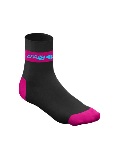 Crazy Idea Carbon Socks - black