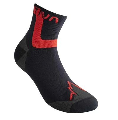 La Sportiva Ultra Running Socks - black goji