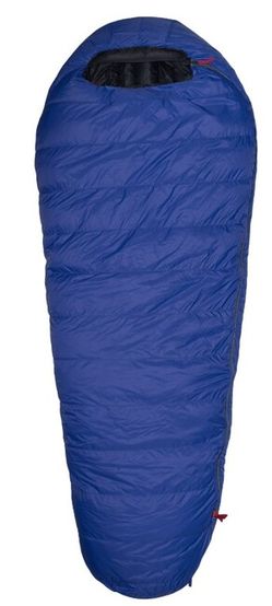 Sleeping bag Warmpeace Solitaire 500 - 170cm - royal blue/black