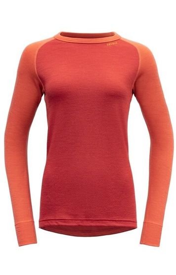Thermal underwear Devold Expedition Woman Shirt - beetroot flame - beauty/ coral