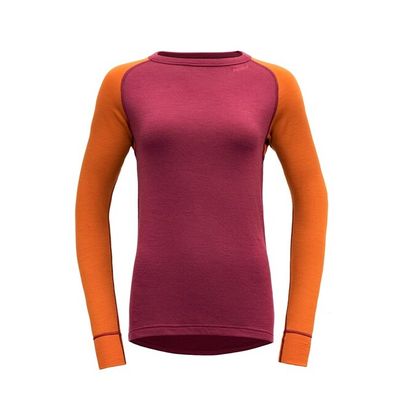 Thermal underwear Devold Expedition Woman Shirt - beetroot flame - XL