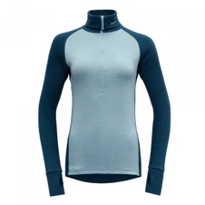 Thermal underwear Devold Expedition Woman Zip Neck - flood/cameo - XL
