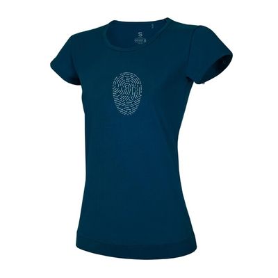 T-shirt Ocún Classic T Women Fingerprint - Blue Moonlit Ocean